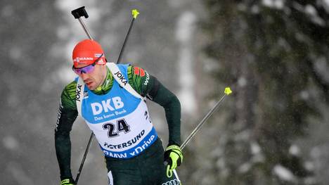Bei der Biathlon-WM in Östersund gelingt Arnd Peiffer im 20km Einzel der Gold-Coup