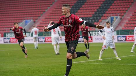 Merlin Röhl erzielte den Treffer für den FC Ingolstadt gegen Hansa Rostock