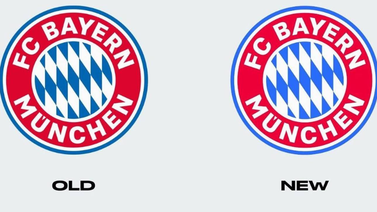 Der FC Bayern hat sein Logo geringfügig angepasst