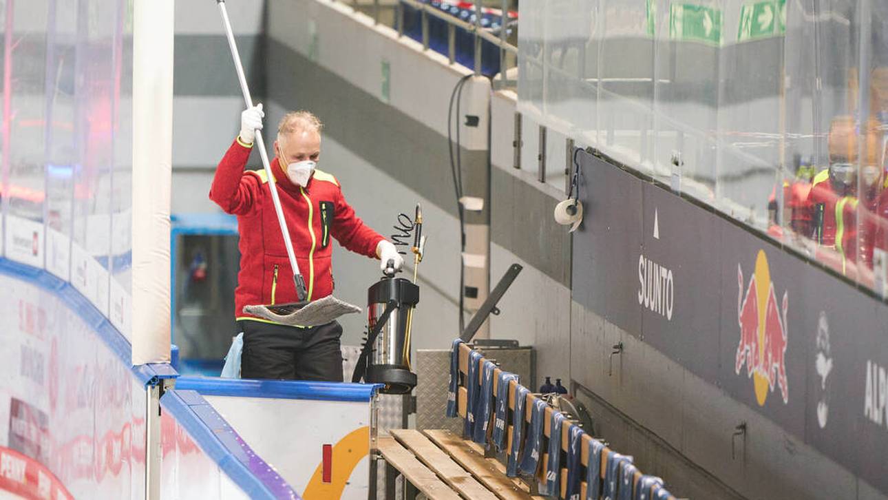 Tatortreiniger arbeitet in der DEL