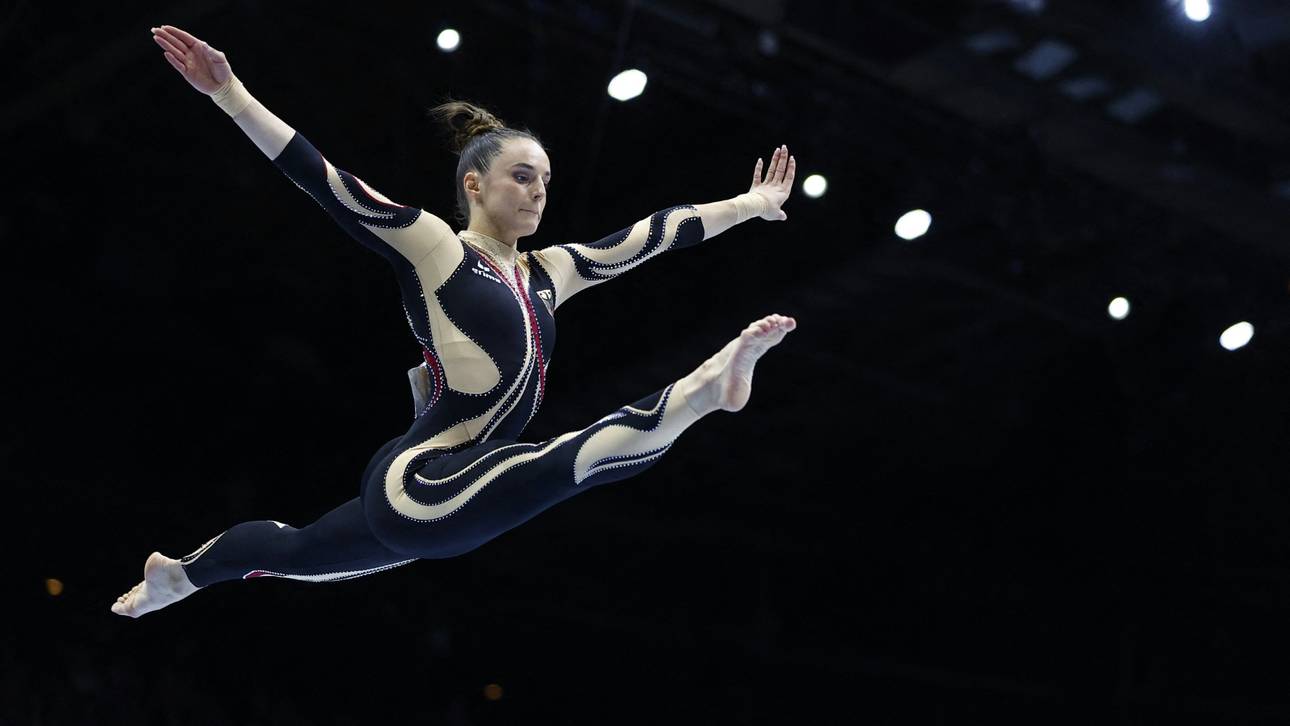 Schäfer-Betz am Schwebebalken Achte