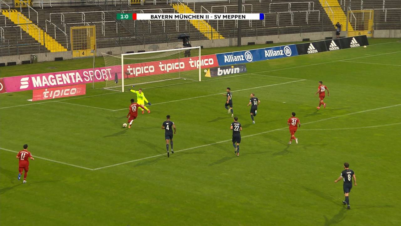Bayern München II - SV Meppen (5:1): Tore und Highlights im Video | 3. Liga