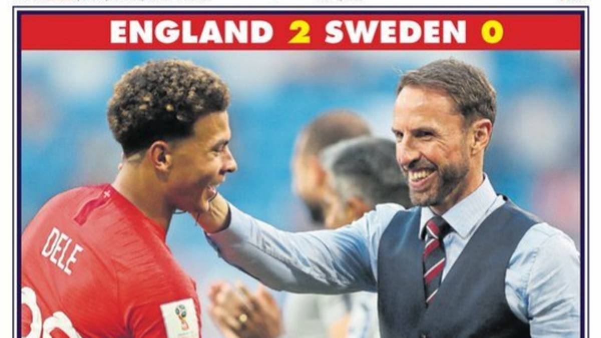 SUNDAY EXPRESS: "Glücklich und glorreich. England ist auf dem Weg zum Mond."