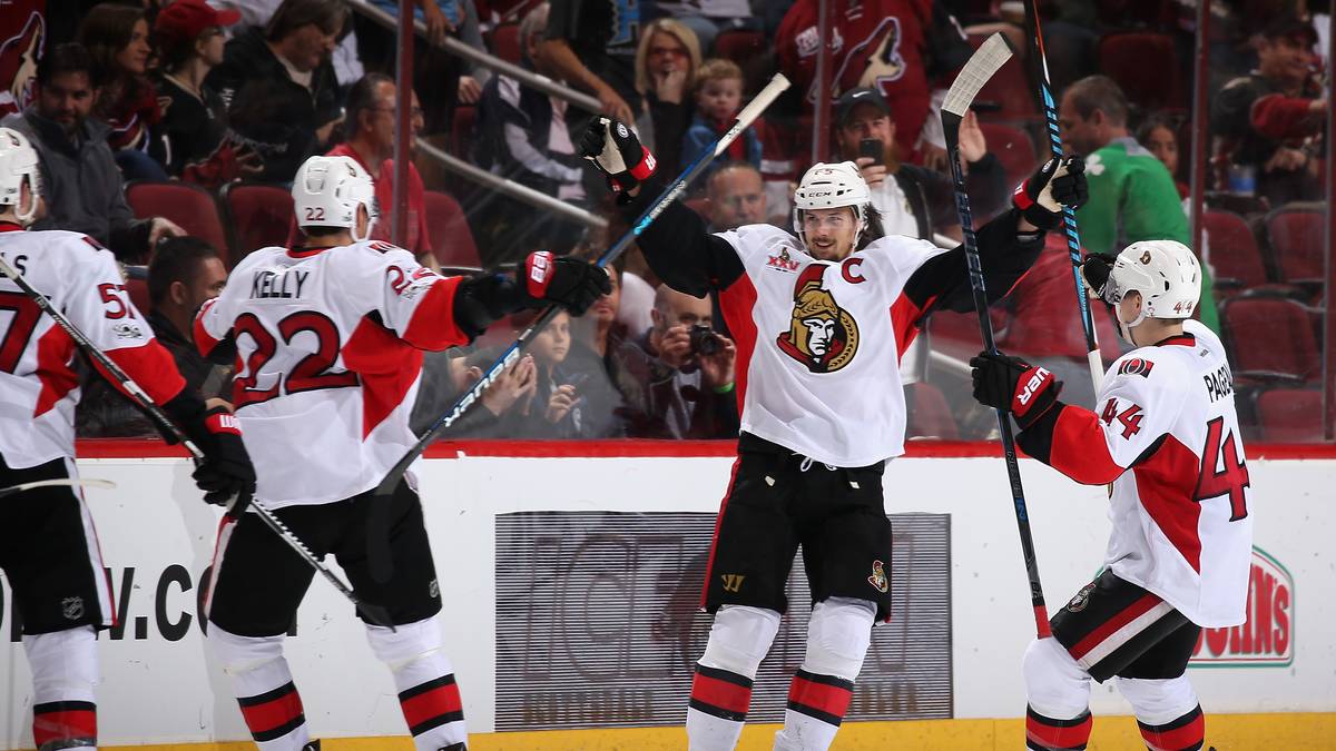 PLATZ 11, OTTAWA SENATORS: Auch die Senators sind nach einem Jahr Playoff-Abstinenz wieder dabei. Gegen Ende der Saison bauen die Sens allerdings ab und müssen fast noch um ihre Playoff-Teilnahme zittern