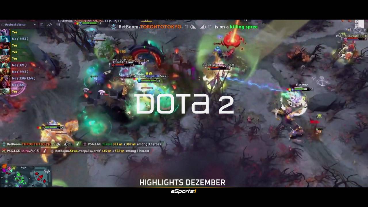 Die Highlights auf eSPORTS1 im Dezember 2023 mit CS2, Dota 2 und Starcraft II