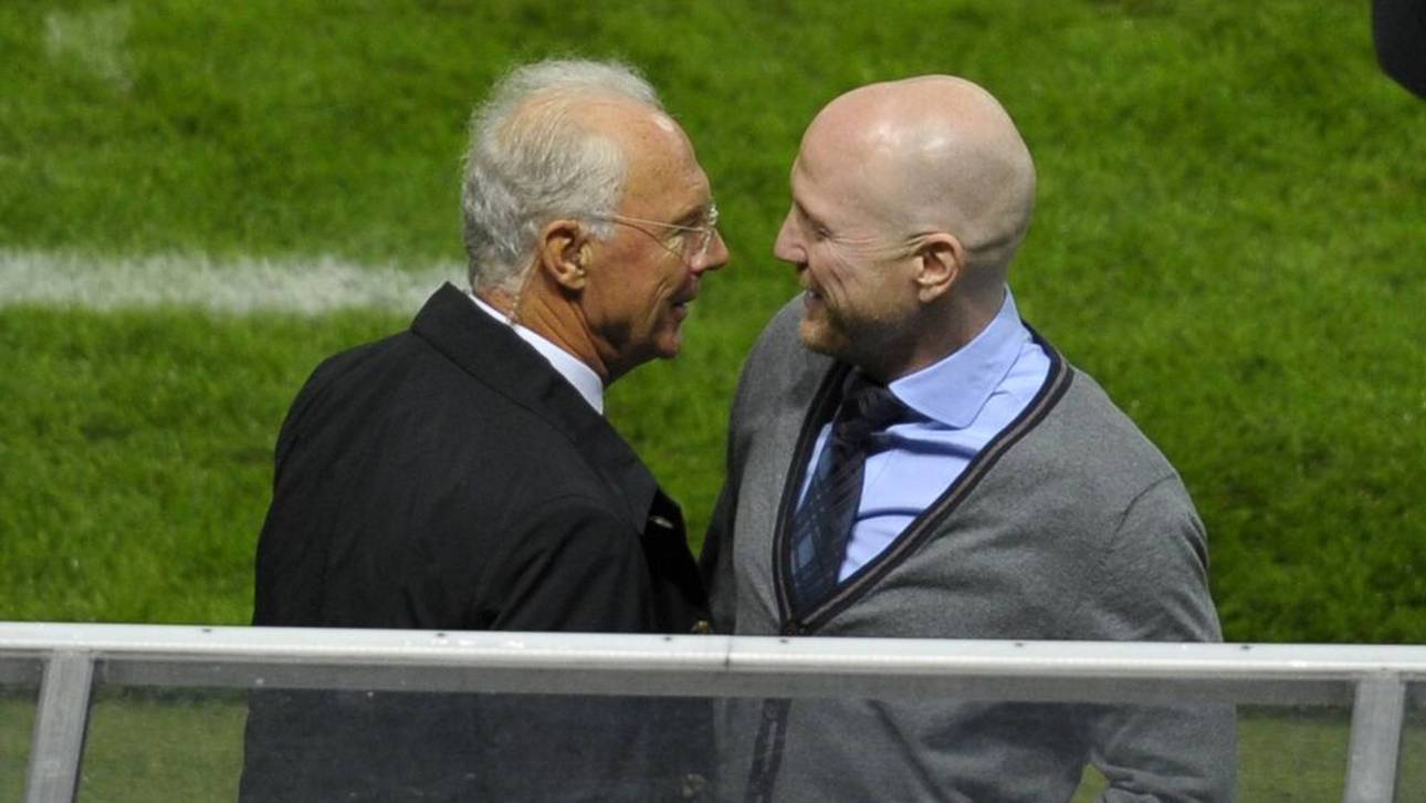 Franz Beckenbauer und Matthias Sammer im Gespräch