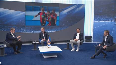Markus Söder blickt im CHECK24 Doppelpass kritisch auf den Jubel von Herthas Spielern. Bayerns Ministerpräsident denkt, dass die Regeln der DFL schon in Kürze verschärft werden dürften.