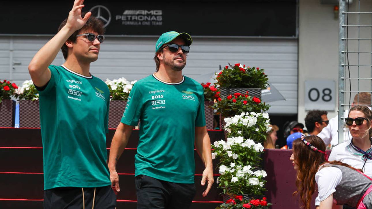 Lance Stroll und Fernando Alonso sind bis 2026 an Aston Martin gebunden