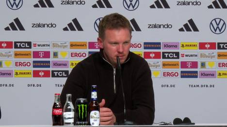 Julian Nagelsmann setzt im Spiel gegen die Slowakei auf fünf Bayern-Spieler in der Startelf. Nach der Partie spricht der Bundestrainer über die Wichtigkeit von Vereinsblöcken in der Nationalmannschaft. 