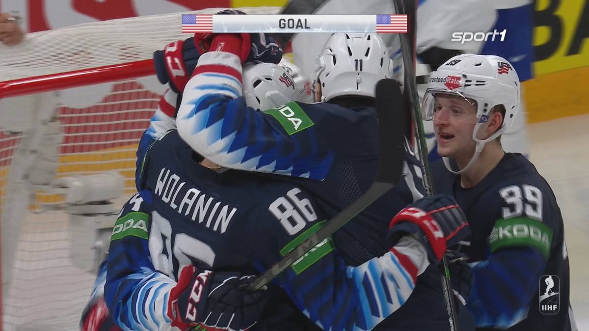 Eishockey-WM: USA - Slowakei (6:1): Tore und Highlights im Video
