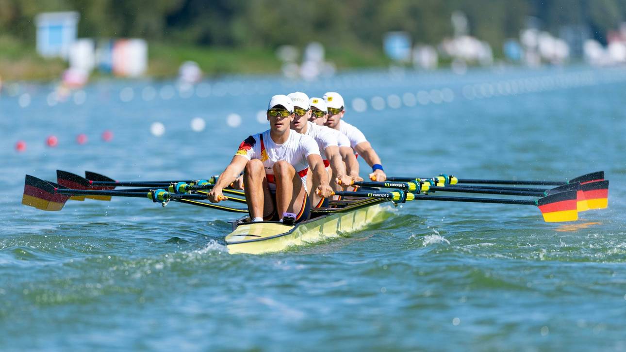 Ruder-WM: Deutsche Vierer erreichen gesammelt Endläufe