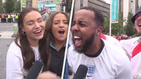 Englische Euphorie und deutscher Frust: So sieht die Stimmung bei den Fans in Berlin und London aus.