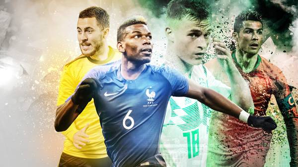 Powerranking zur WM 2018 mit Belgien, Frankreich, Deutschland, Portugal