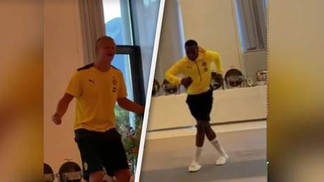 Standesgemäß müssen im Sommertrainingslager des BVB die Neuzugänge vor versammelter Mannschaft einen Song zum Besten geben - natürlich sehr zur Freude ihrer Kollegen...
