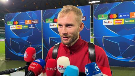 Bayerns Konrad Laimer schwärmt nach dem Playoff-Hinspiel von der Atmosphäre im Celtic Park.