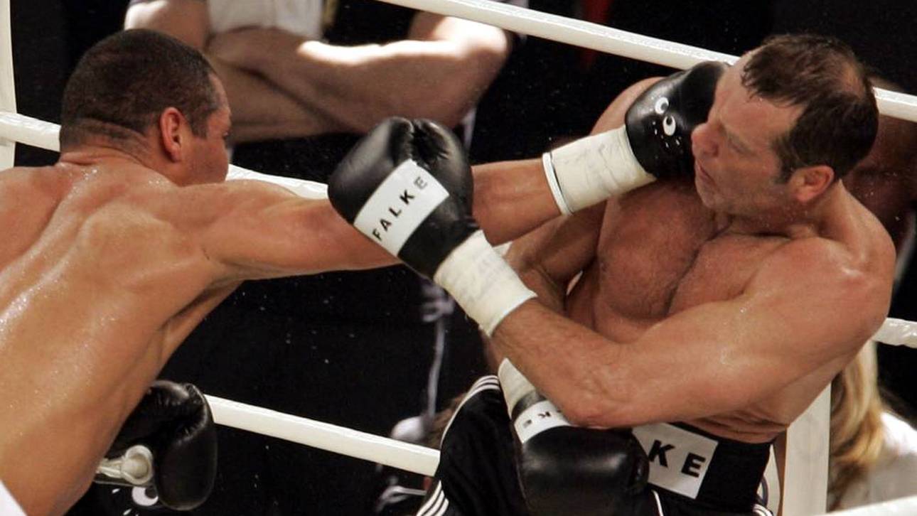 Virgil Hill (l.) verdarb Henry Maske den Abgang von der großen Box-Bühne