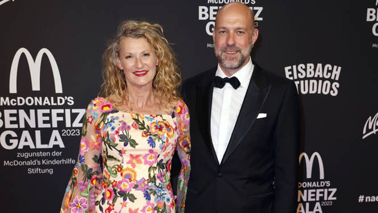 Heike Henkel und Paul Meier bei einer Benefiz-Gala 2023