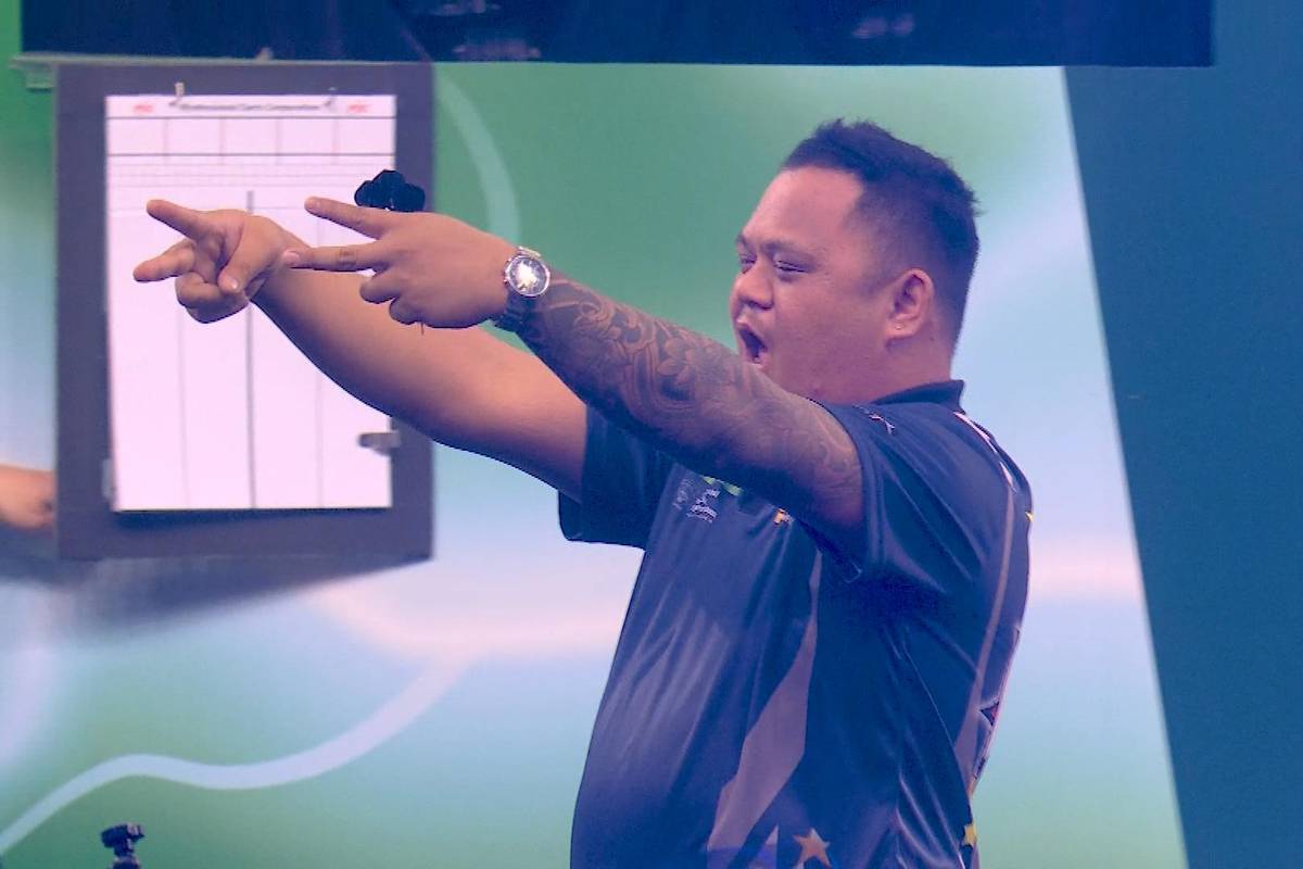 Die bislang größte Sensation der Darts-WM