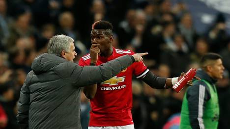 Jose Mourinho scheint mit Paul Pogba nicht mehr glücklich werden
