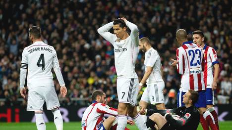 Real Madrid Atletico Ronaldo Frust