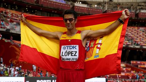 Miguel Angel Lopez bei der Leichtathletik-WM in Peking