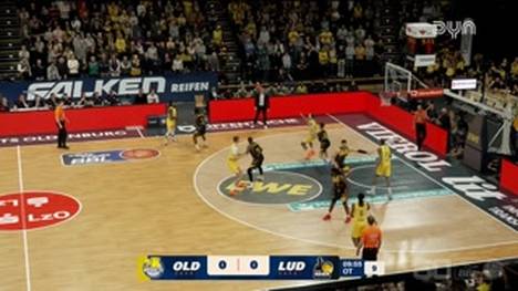 Spiel Highlights zu EWE Baskets Oldenburg - MHP RIESEN Ludwigsburg