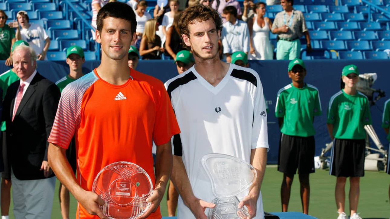 Das erste Final-Duell der beiden auf der ATP-Tour gewann Andy Murray gegen Novak Djokovic