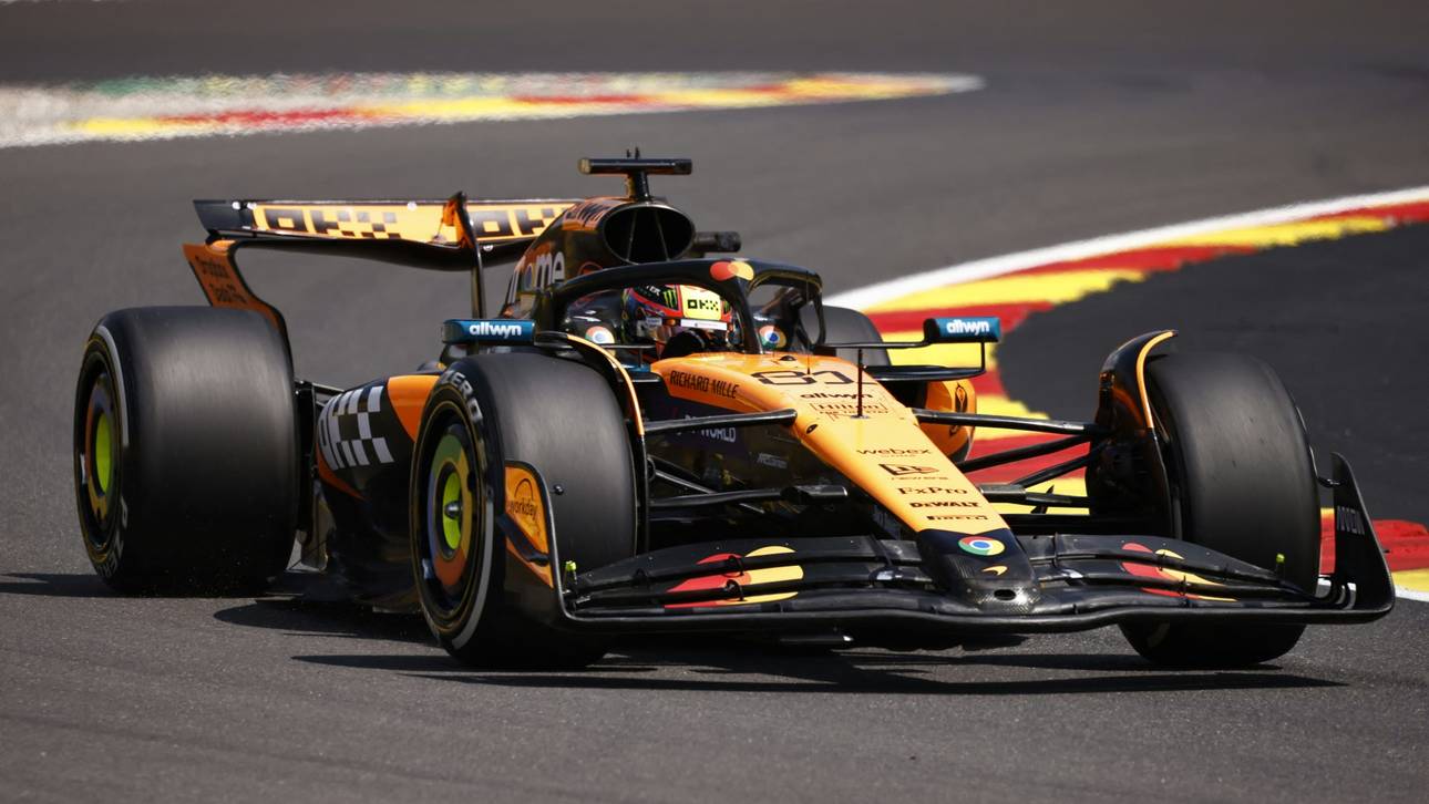 Formel 1: Piastri im einzigen Belgien-Training Schnellster