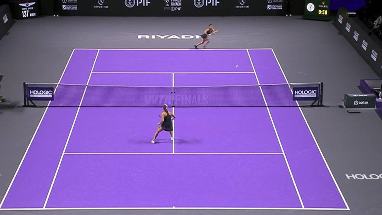 Pegula gewinnt gegen Paolini bei den WTA Finals