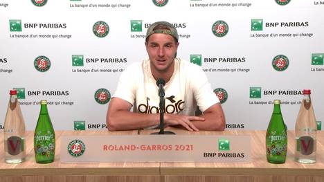 Jan-Lennard Struff hat bei den French Open für eine Überraschung gesorgt. Gegen den Weltranglistensiebten Rublew setzte er sich in fünf Sätzen durch und war danach entsprechend glücklich.