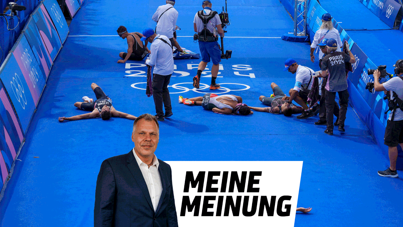 Dieser Olympia-Triathlon war bedenklich