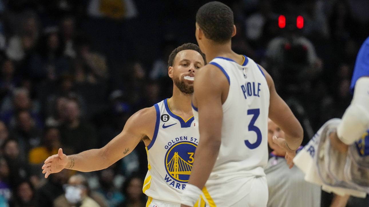 Warriors top, aber Curry blass