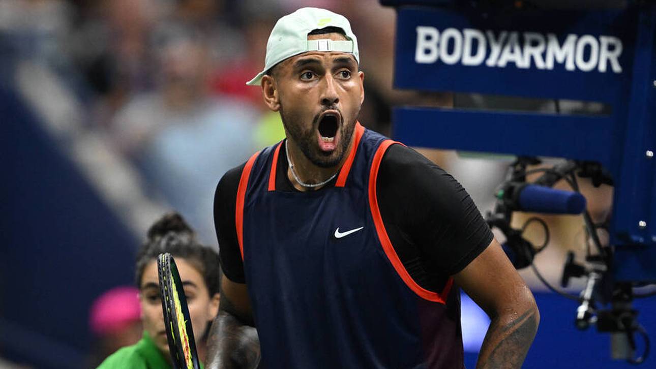 Kyrgios von sich selbst erschrocken