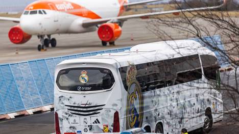 Real Madrid musste mit dem Bus von Erfurt nach Leipzig fahren 