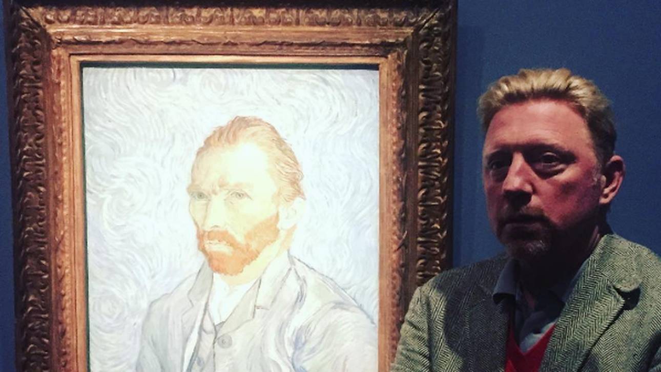 Boris Becker als van Gogh-Double