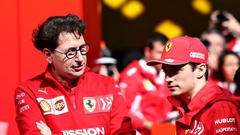 Formel 1: Ferrari-Teamchef lobt Charles Leclerc , Ferrari-Teamchef Mattia Binotto hält große Stücke auf Charles Leclerc
