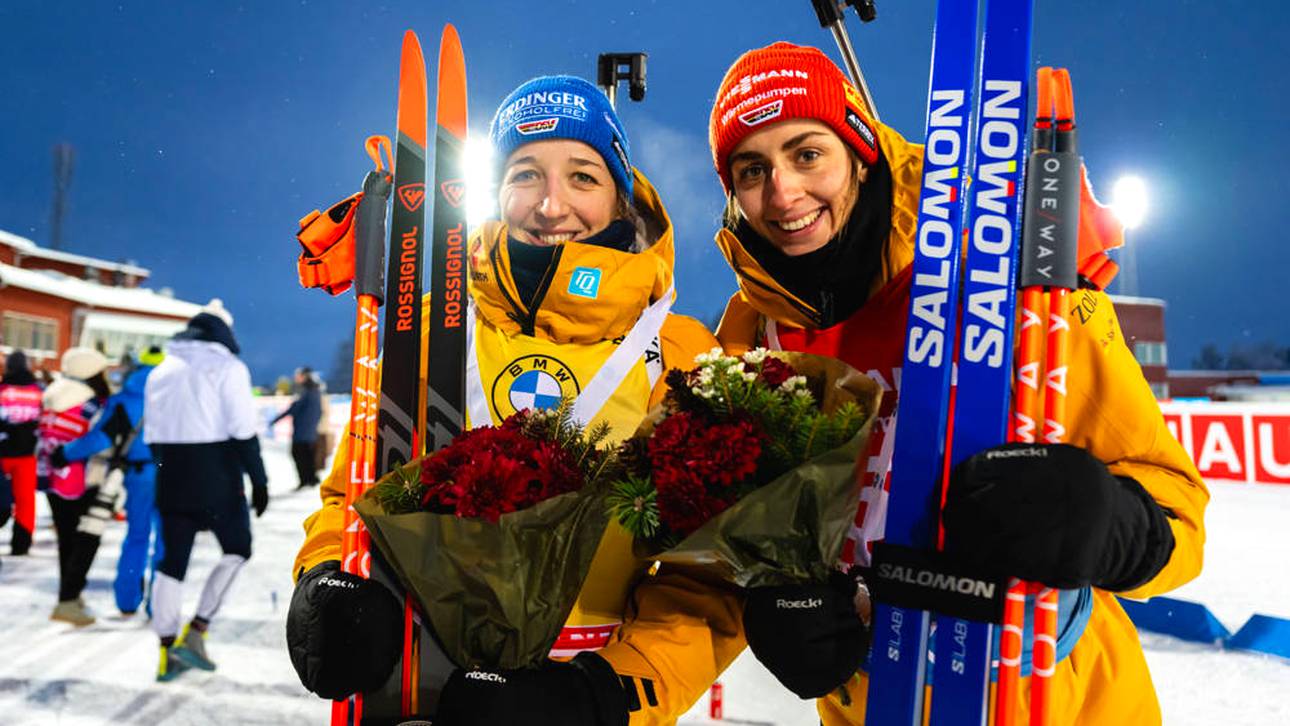 Franziska Preuss und Vanessa Voigt greifen mit DSV-Staffel an