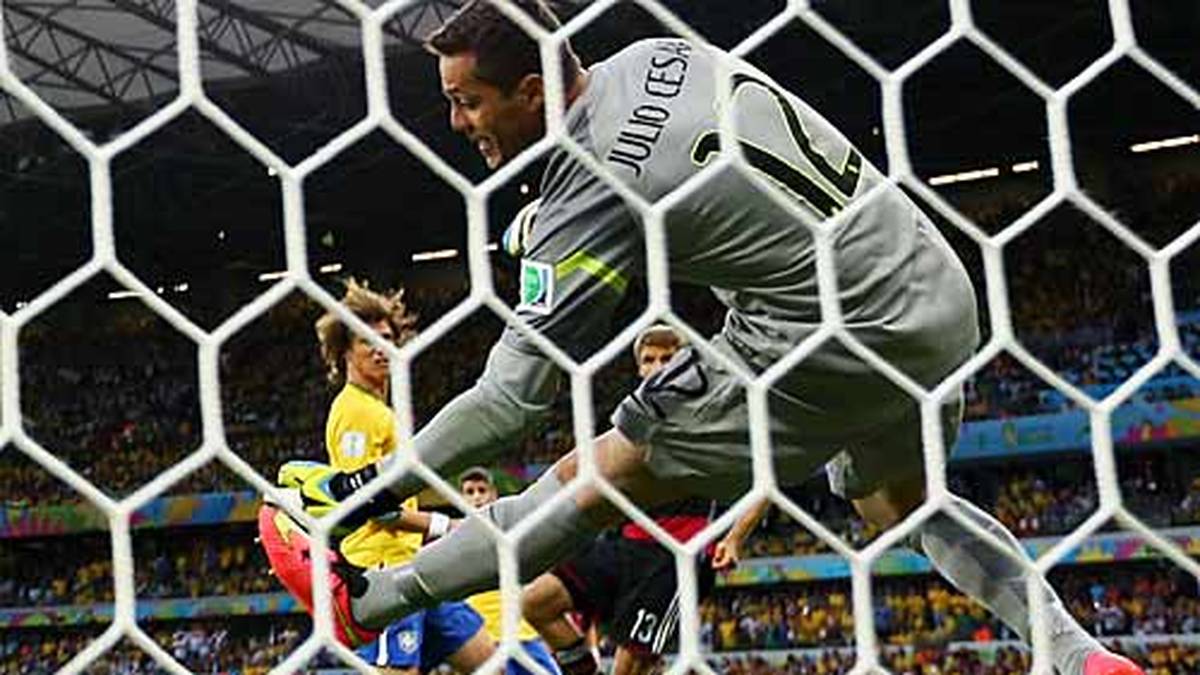 Julio Cesar ist chancenlos