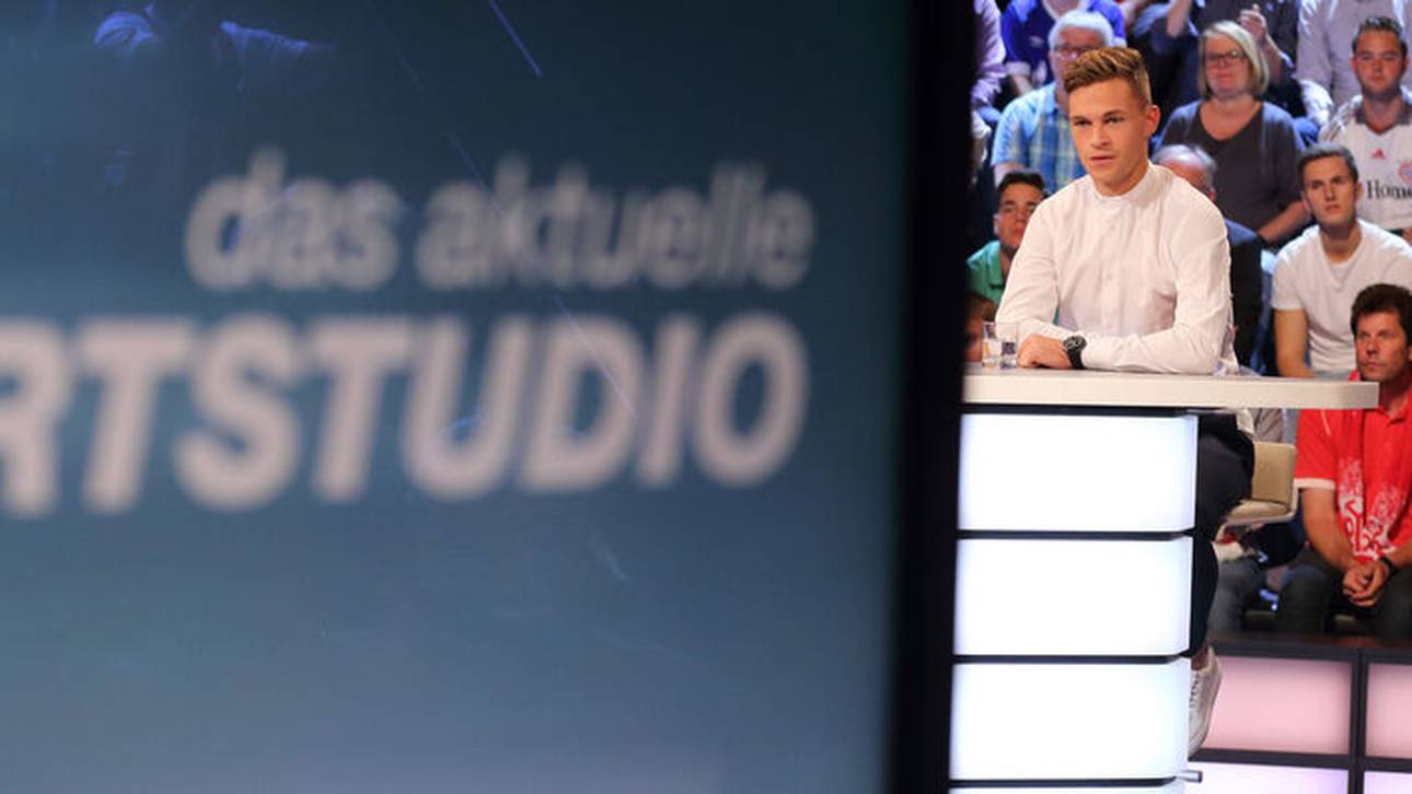 Joshua Kimmich bei einem Sportstudio-Auftritt 2019