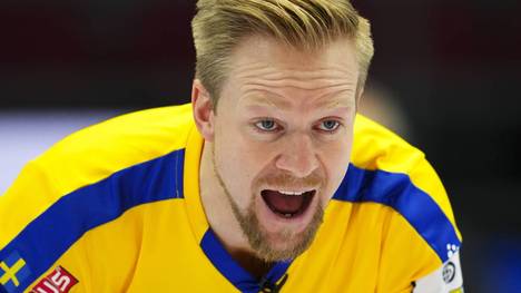 Niklas Edin gelang bei der Curling-WM Unglaubliches