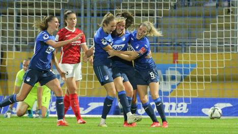 Die Frauen der TSG Hoffenheim gewannen gegen den SC Freiburg