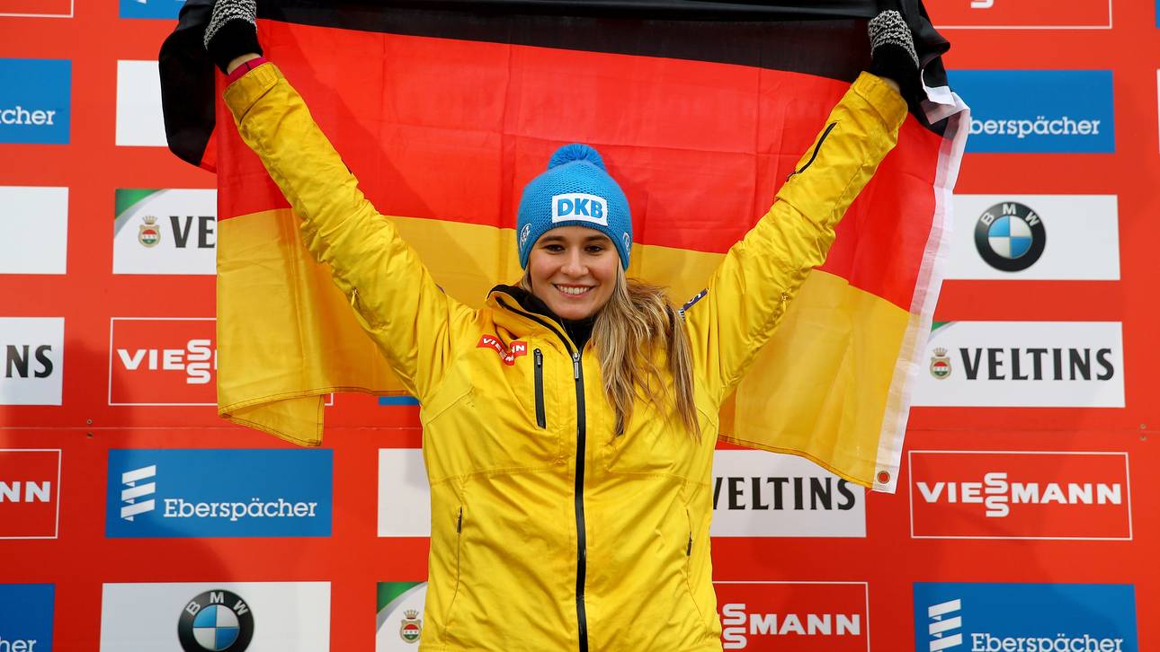 Dreifachtriumph für Rodlerinnen