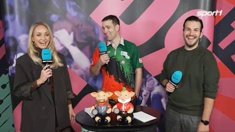 William O'Connor trifft bei der Darts-WM auf Michael van Gerwen. Seine Ansage vor dem Spiel sorgt im SPORT1-Studio für herzhaftes Lachen.