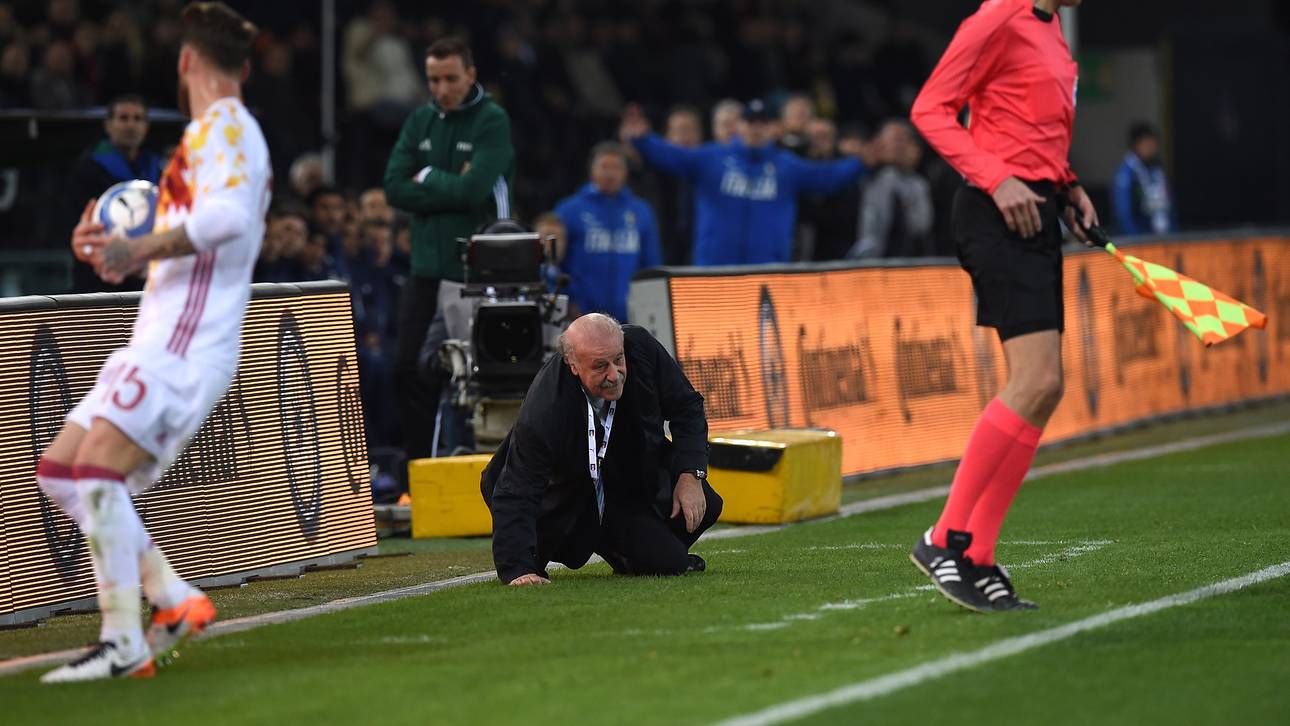 Linienrichter checkt del Bosque um