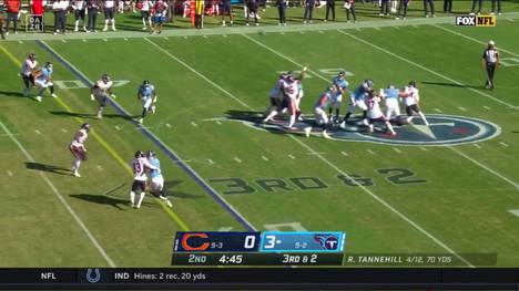 Beim Sieg der Titans zeigt Quarterback Ryan Tannehill wieder ein gutes Spiel und glänzt mit perfekten Würfen.