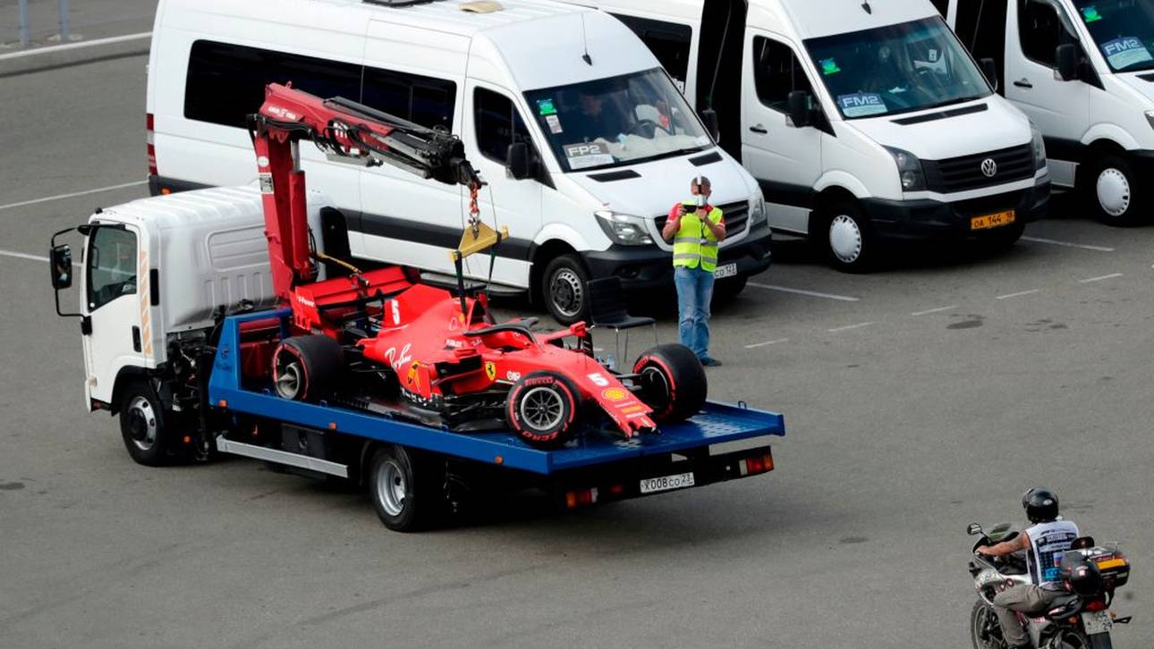 Vettel baut heftigen Unfall