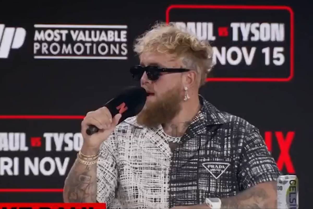 Im Vorfeld des Fights zwischen Mike Tyson und Jake Paul im November, standen sich die Kontrahenten auf der Pressekonferenz und dem Face-Off gegenüber.