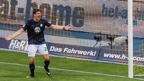 Mario Gomez vom VfL Wolfsburg