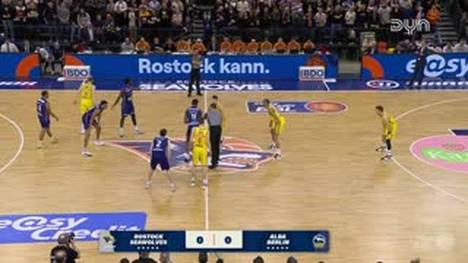 Spiel Highlights zu ROSTOCK SEAWOLVES - ALBA BERLIN (2)