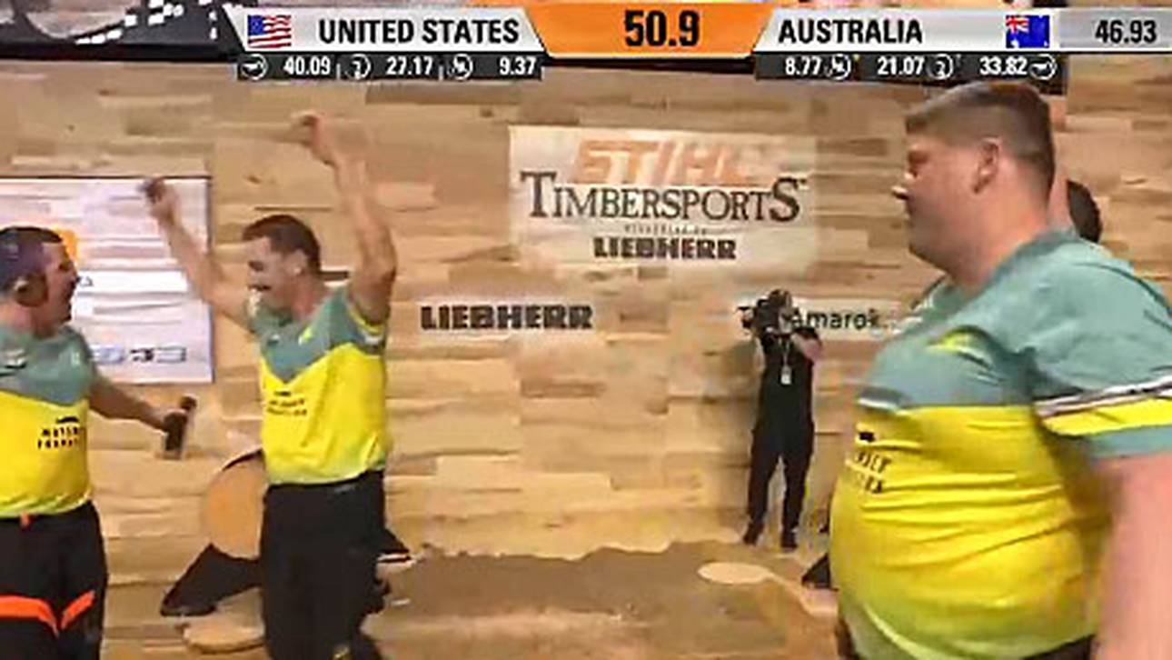 Australien gewinnt Teamwettkampf